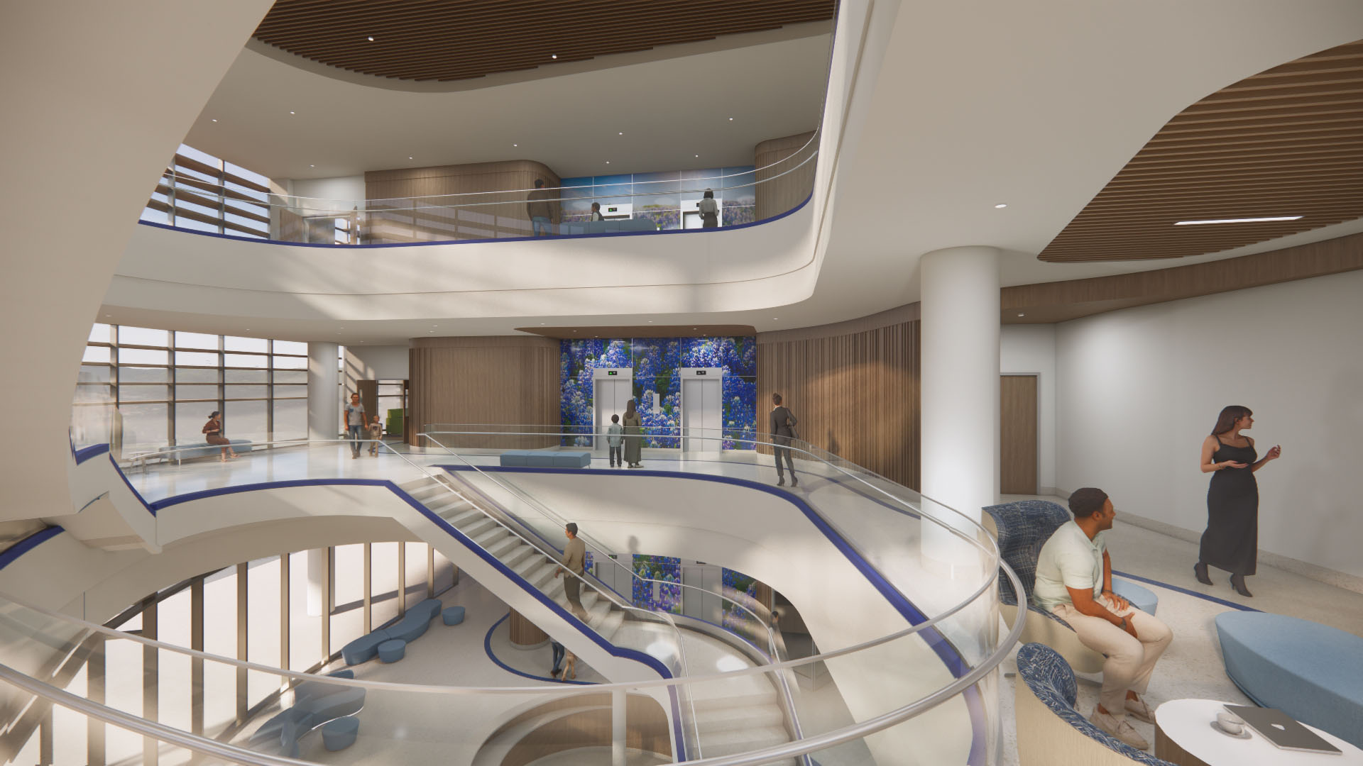 UMC CC - rendering at 2nd floor